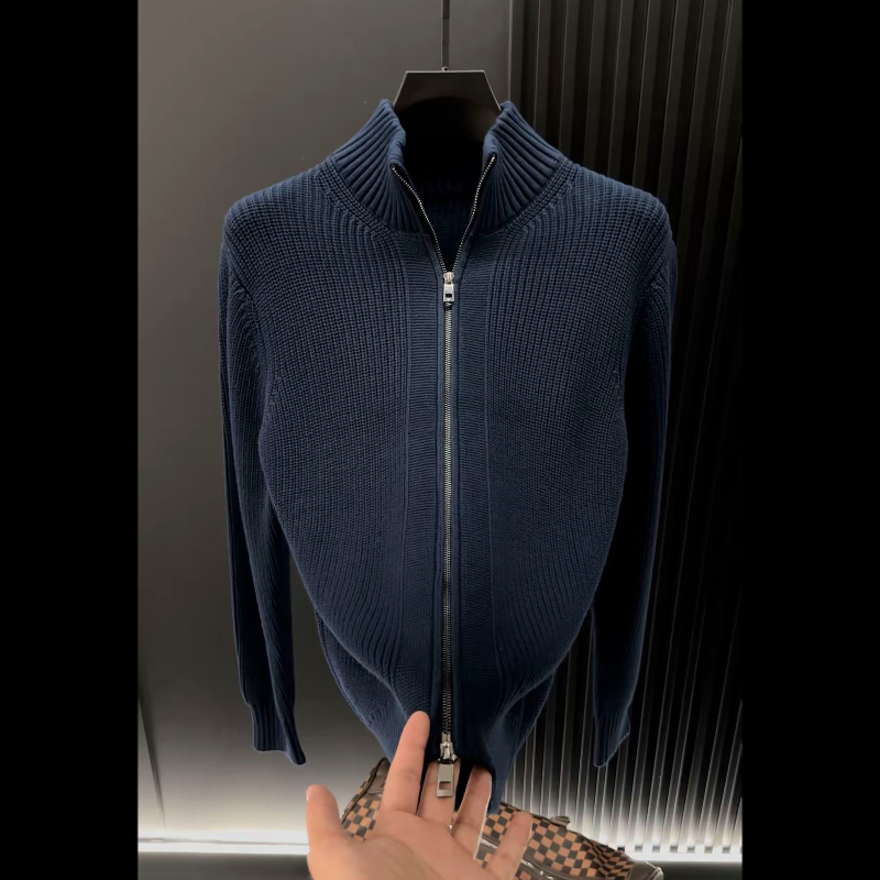时尚高品质·立领长袖·针织外套‖25早秋新款·轻奢系列KN