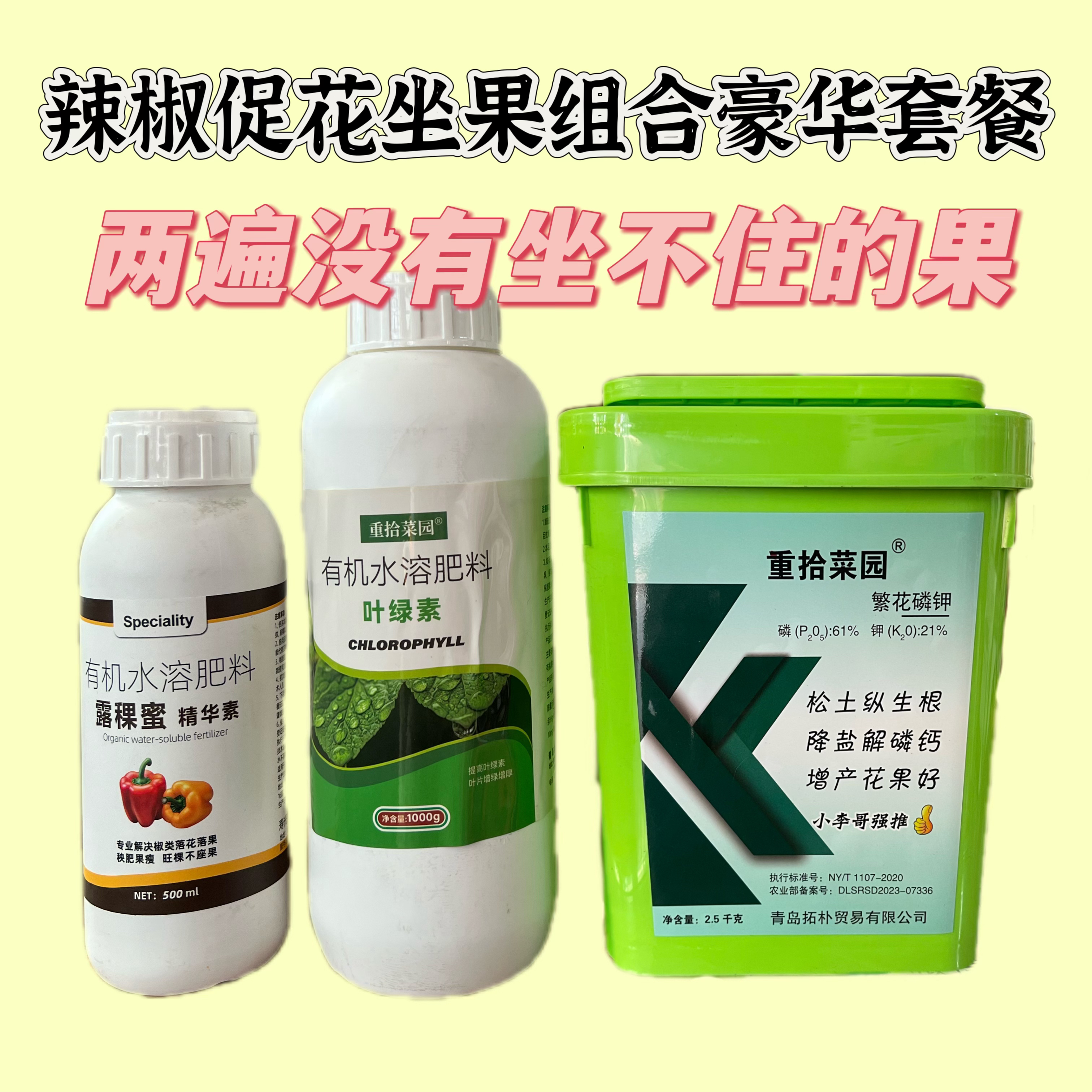 椒满枝小绿桶 辣椒冲施坐果方案 连续坐果 坐果整齐 果型周正