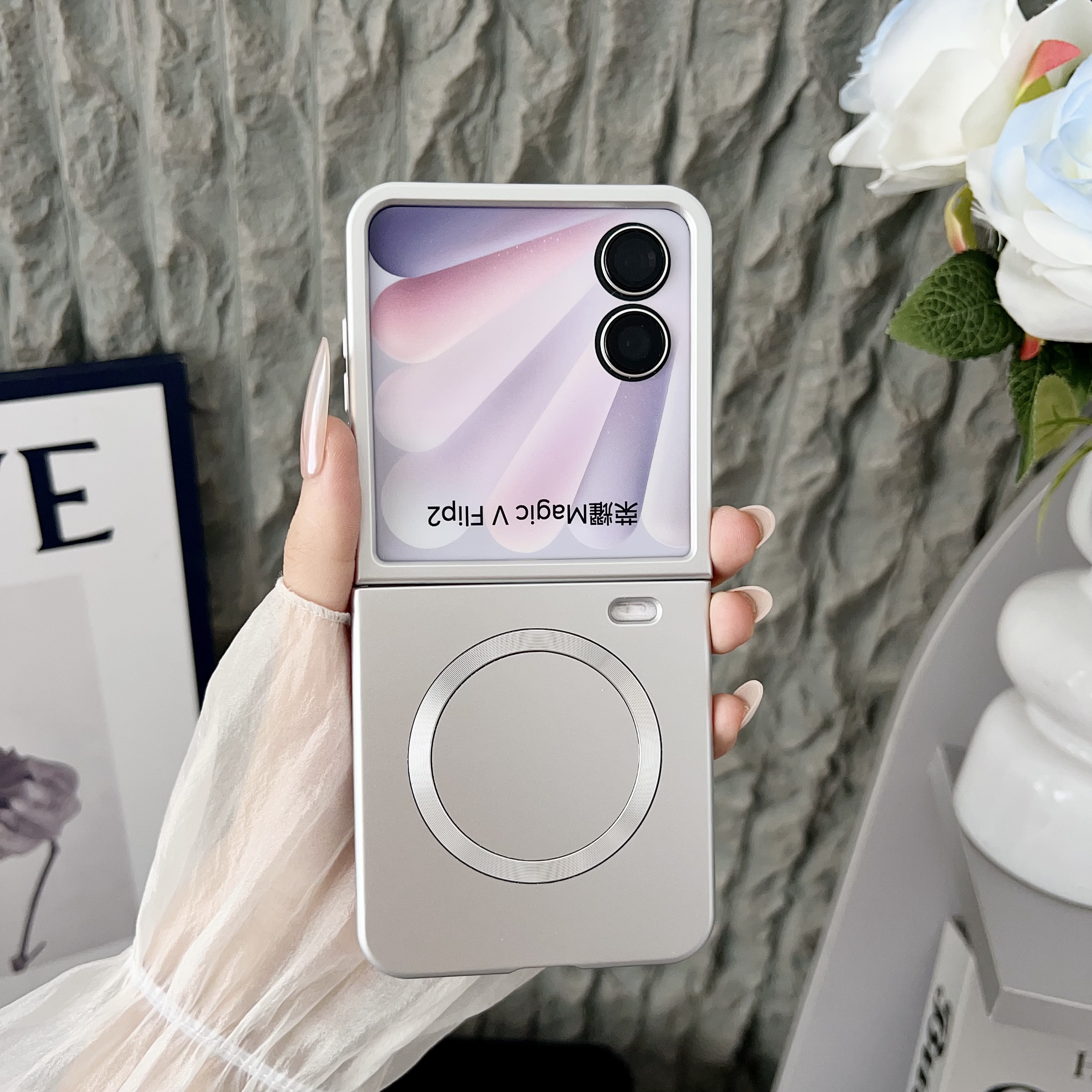 【多功能磁吸】适用荣耀MagicVFlip2手机壳折叠屏超薄防摔保护套