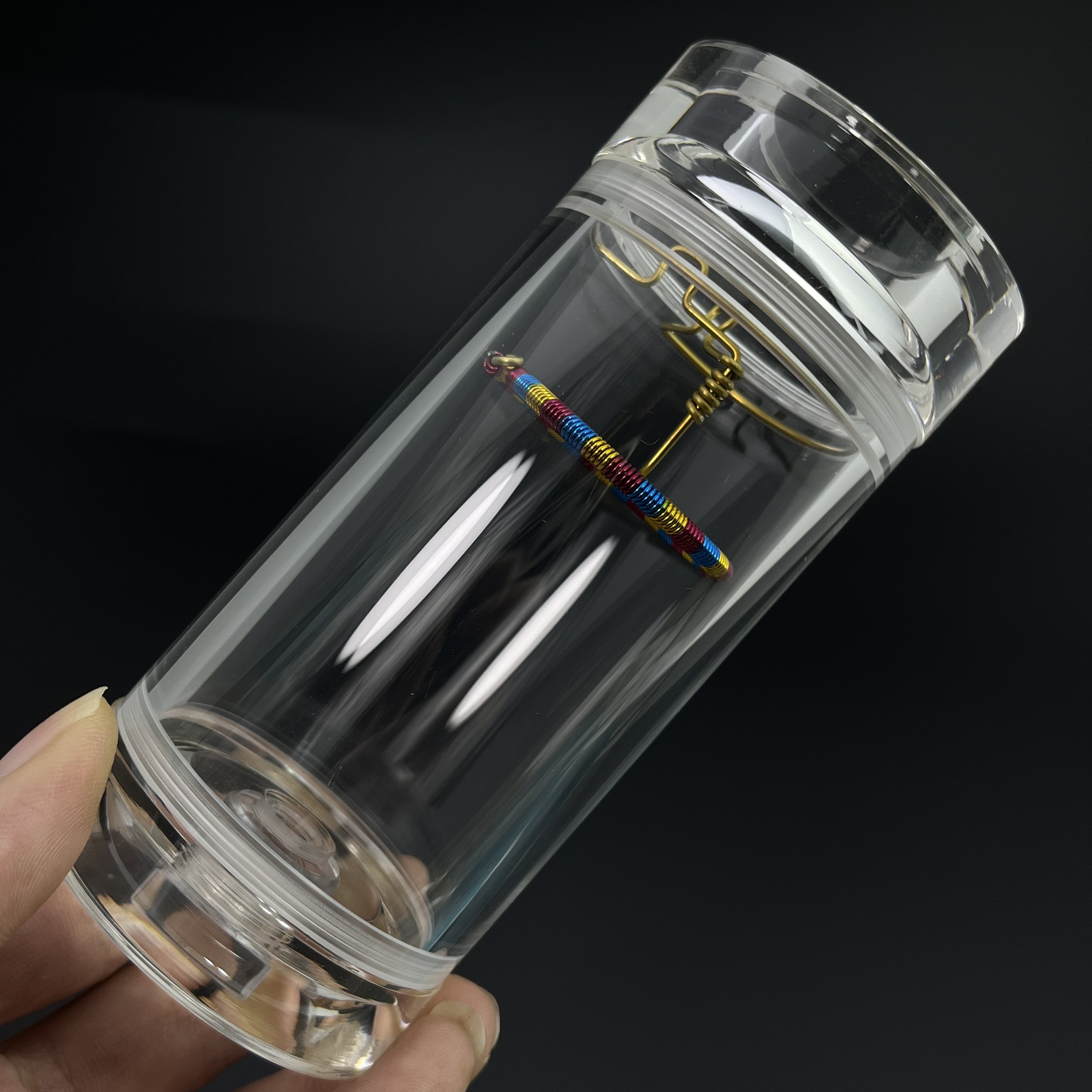 加高蝈蝈叫罐直径55精品高端有机玻璃高透高125*135*145*155大全