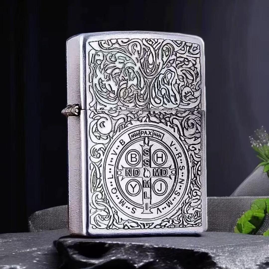 【康斯坦丁】煤油打火机个性高端金属颜值创意打火机翻盖高档礼物