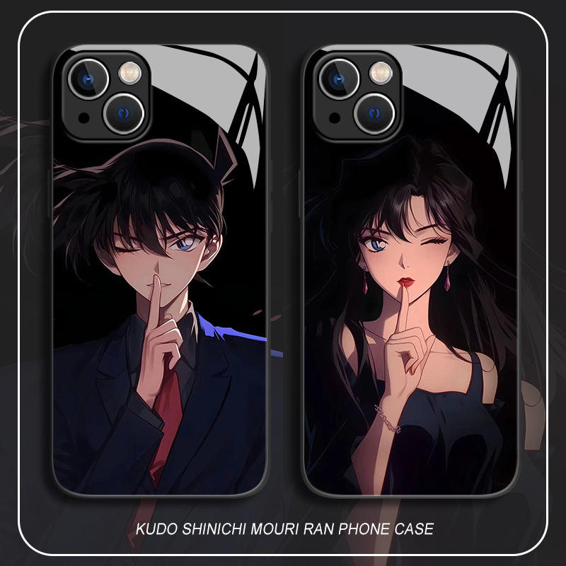 工藤新一适用苹果16手机壳iphone15promax名侦探柯南14plus情侣13