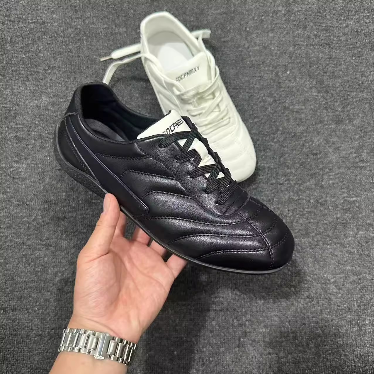 复古百搭休闲小白鞋2025新款德训鞋男款运动板鞋厚底增高阿甘鞋男