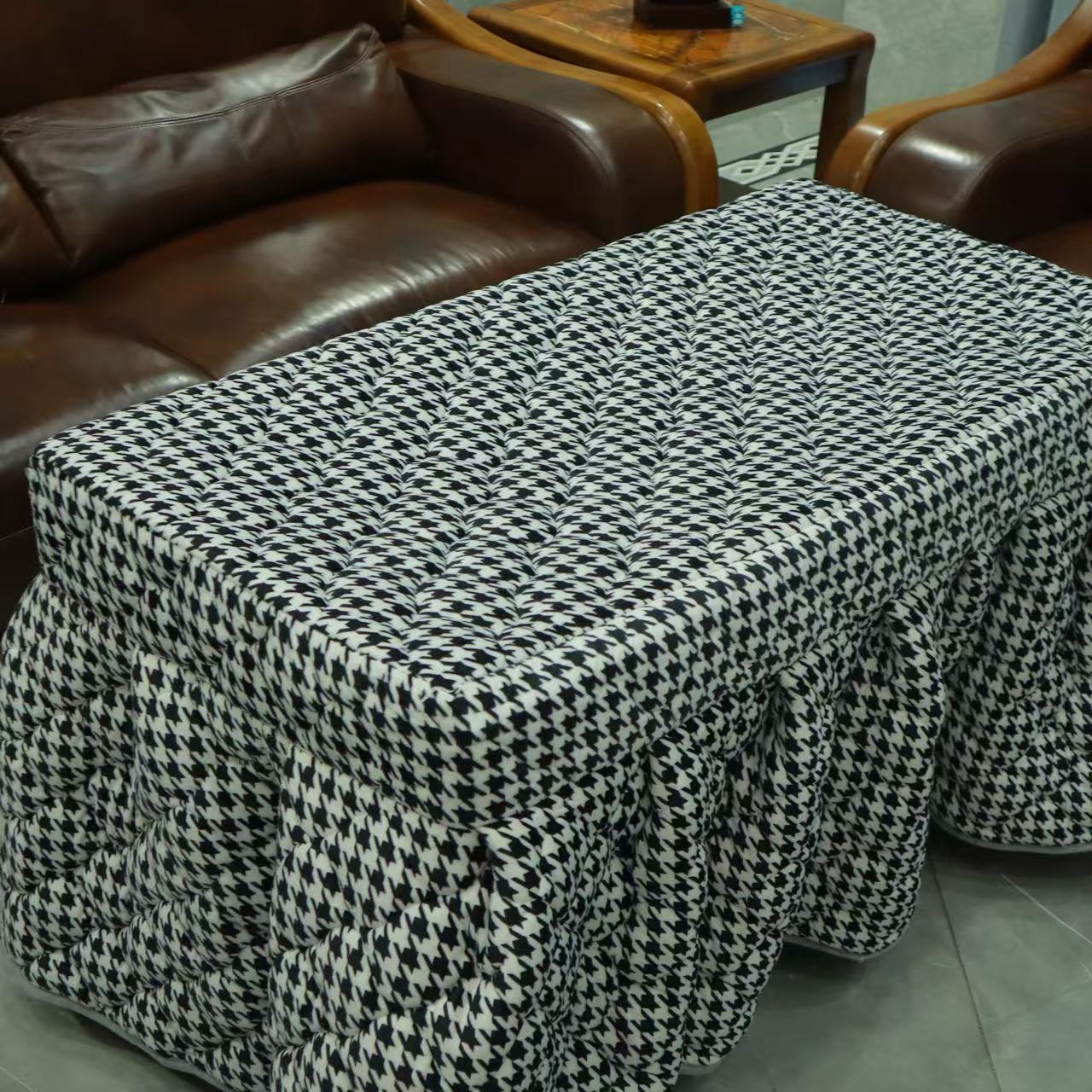 双面绒夹棉加厚烤火罩