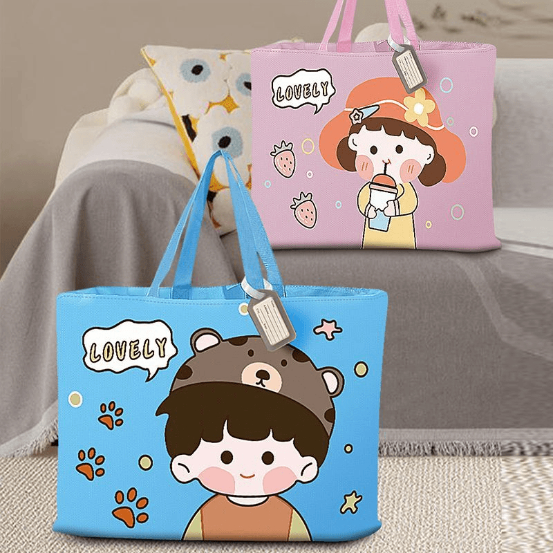 【园长推荐】幼儿园被子防尘收纳袋入园孕产被褥专用行李手提打包袋