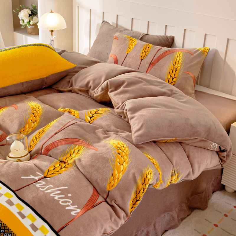 【双11让利】加厚牛奶绒被套冬季加绒保暖双面绒被罩床群款床上用品