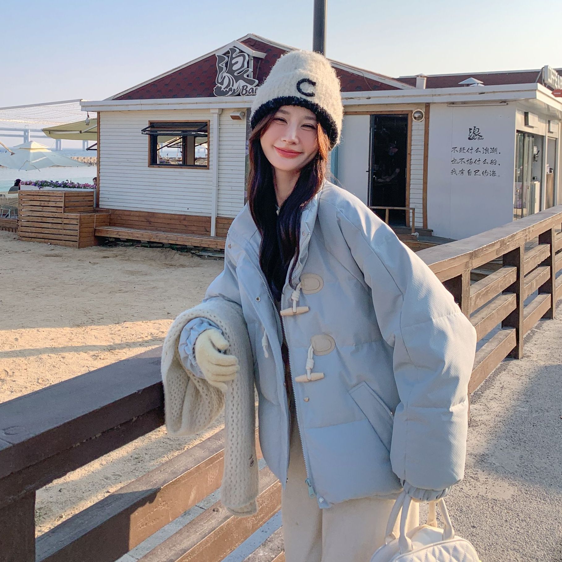 森系小清新白鸭绒羽绒服女2025冬季新款时髦减龄超好看保暖厚外套