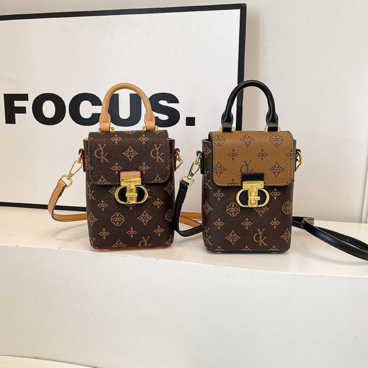 可调节手机包百搭单肩款纯色轻奢休闲ins复古小方包斜跨包小挎包