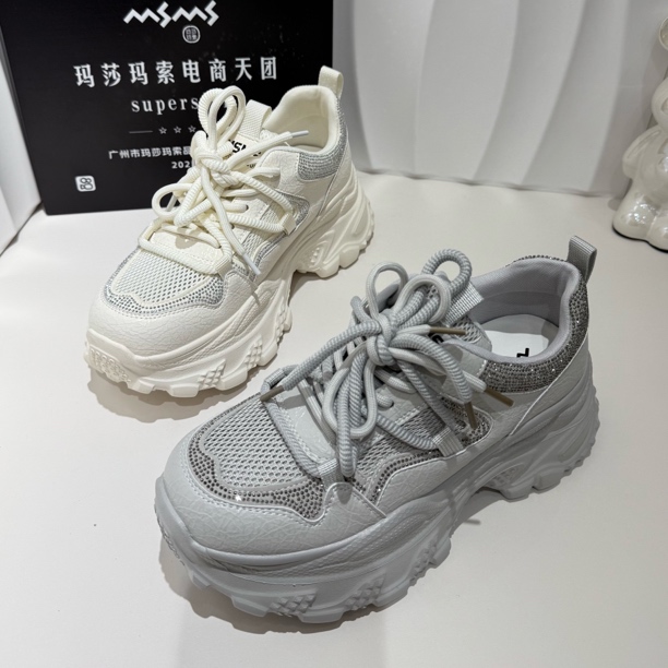 玛莎玛索单网老爹鞋超轻超软福利款拼手速（不退换）622-30透气女鞋