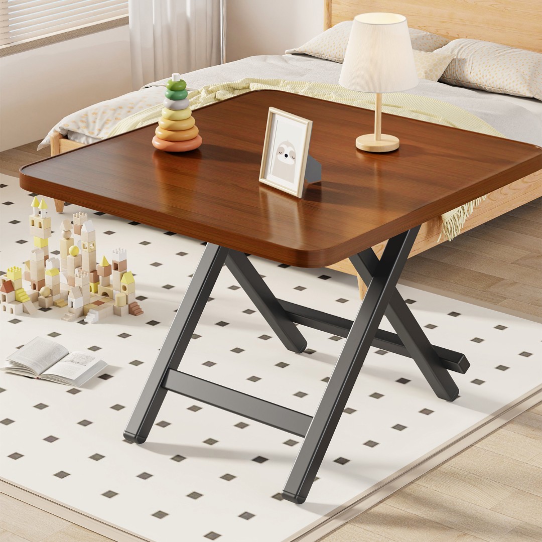 小桌子可折叠桌餐桌出租屋户外便携摆摊家用小户型简易圆吃饭方桌