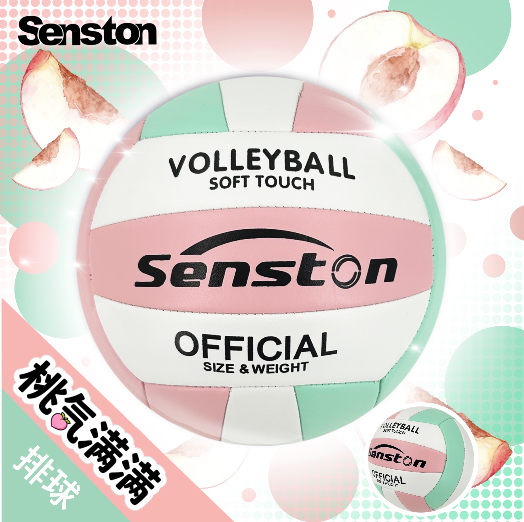 Senston/圣斯顿中考标准5号排球初中生小学生男女训练耐磨柔和