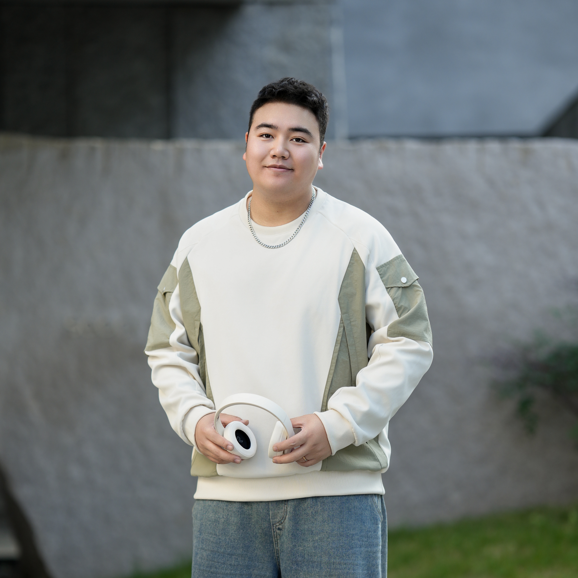 【拼接口袋卫衣】2025蝈蝈大码男装新款设计风卫衣