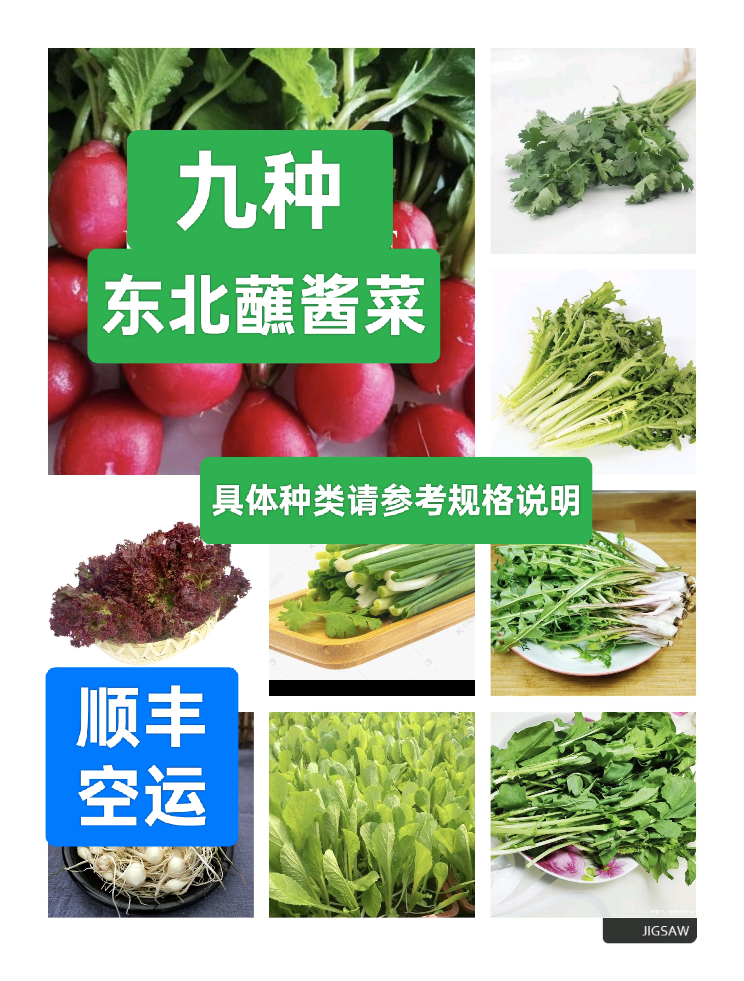 东北蘸酱菜新鲜小菜组合(送酱)顺丰空运包邮优质精选家乡味道