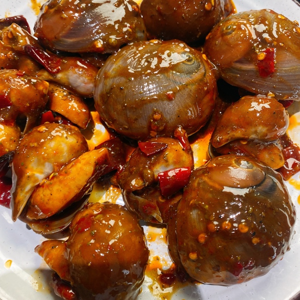 麻辣鲍螺猫眼拼500g/包 生鲜速冻 顺丰