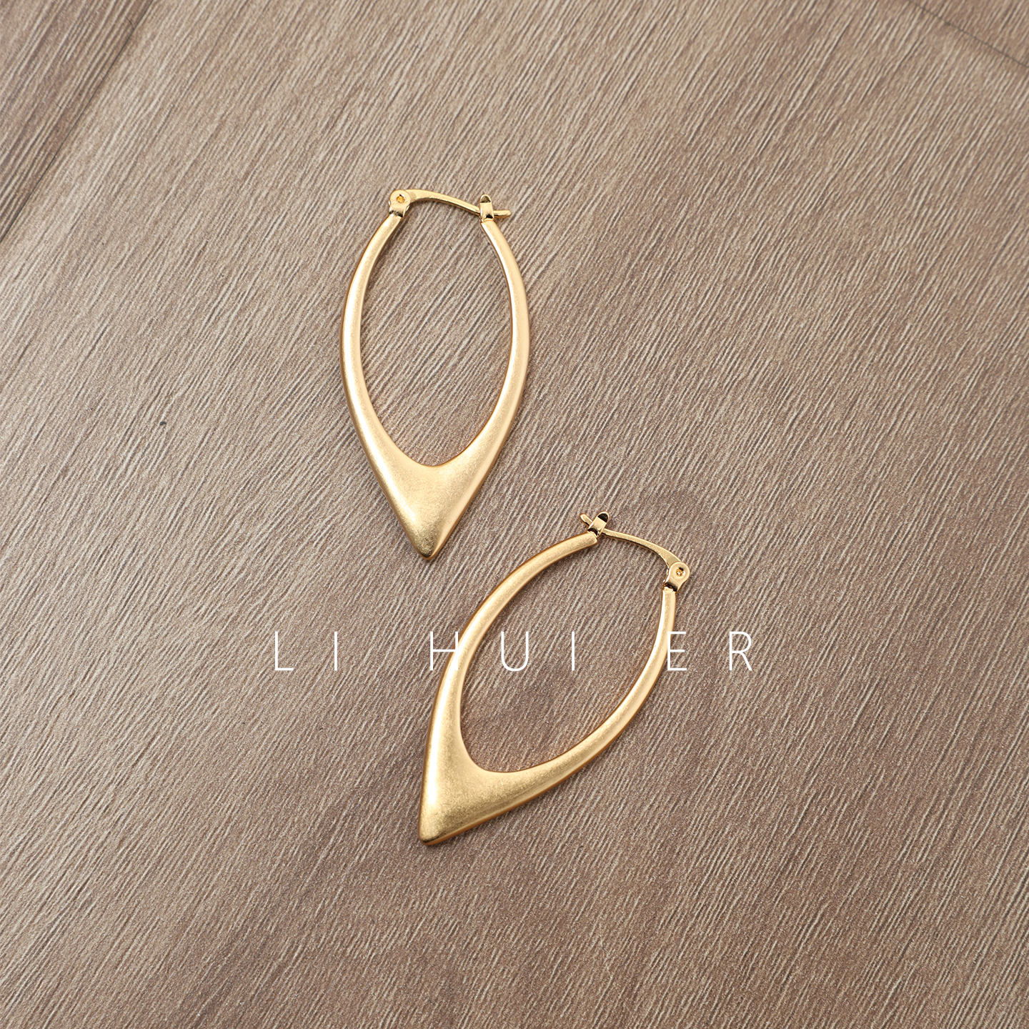 铜合金耳饰 LiHuiEr李慧儿【朔光】潮流高级感百搭气质耳饰R5984