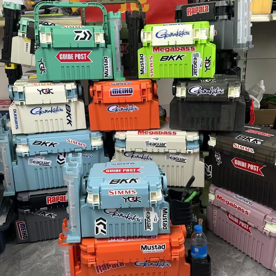 路亚钓箱多功能双层可坐带配件钓箱收纳海钓鱼箱饵箱草鱼鲤鱼