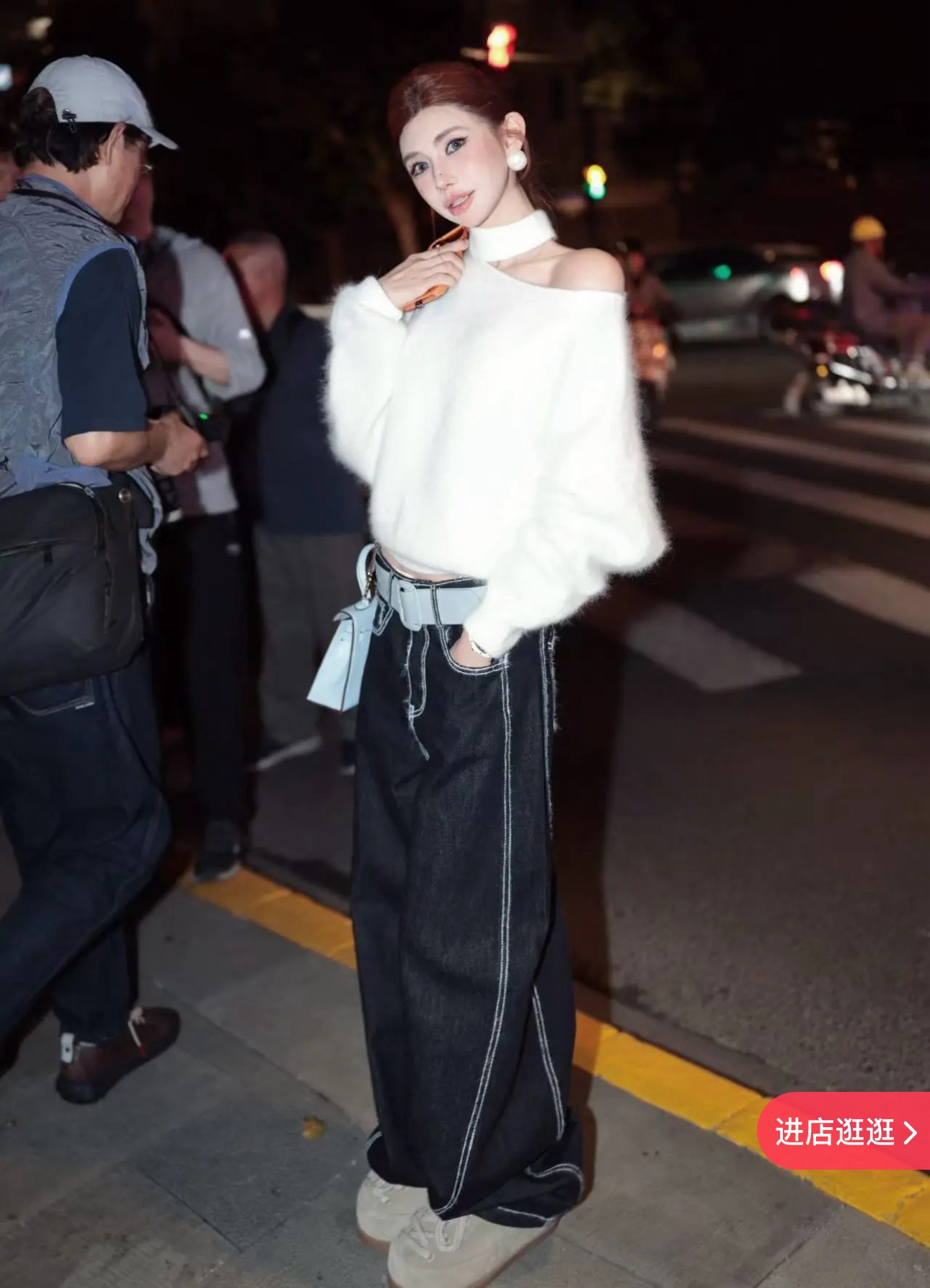 【现货运费险】LOVE婉君露丝氛围雪貂纱线 秋冬毛针织衫原版