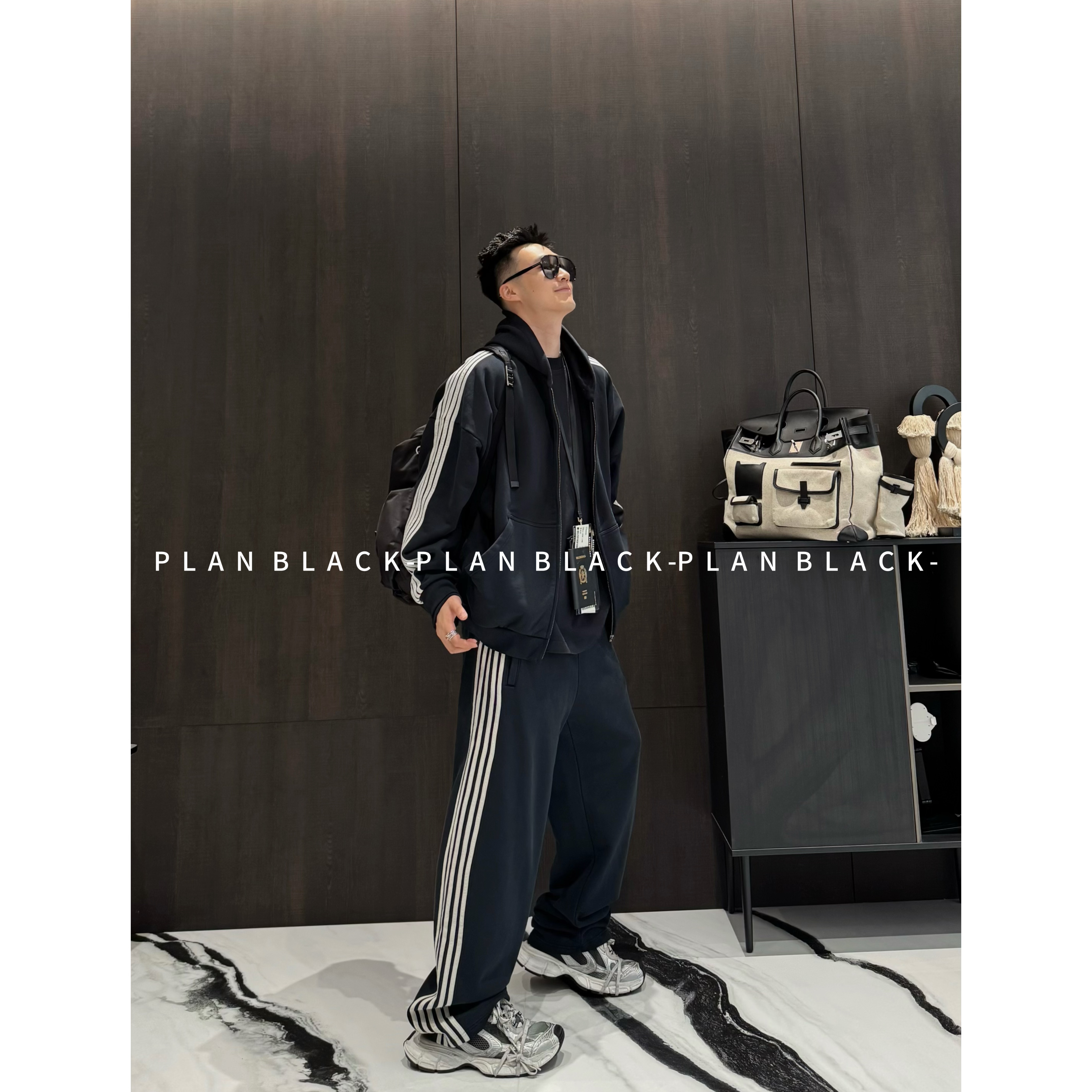 RICH陈发财【侧织带/拉链卫衣】长期主义！慵懒休闲松弛感外套8128