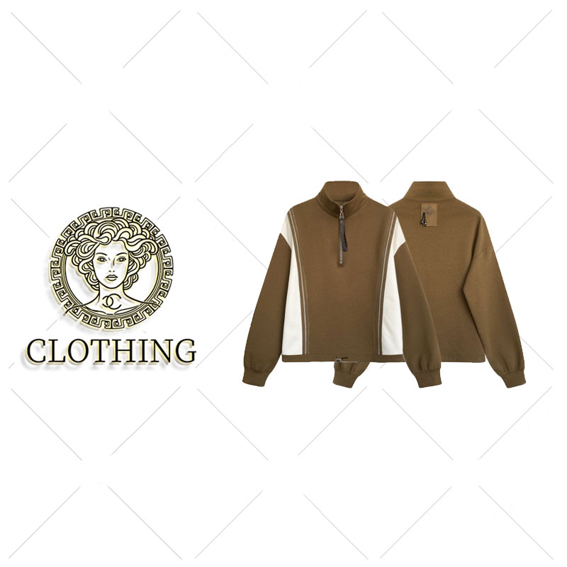 【CLOTHING/原创设计】68139#高奢时尚百搭拼接卫衣外套2025上衣