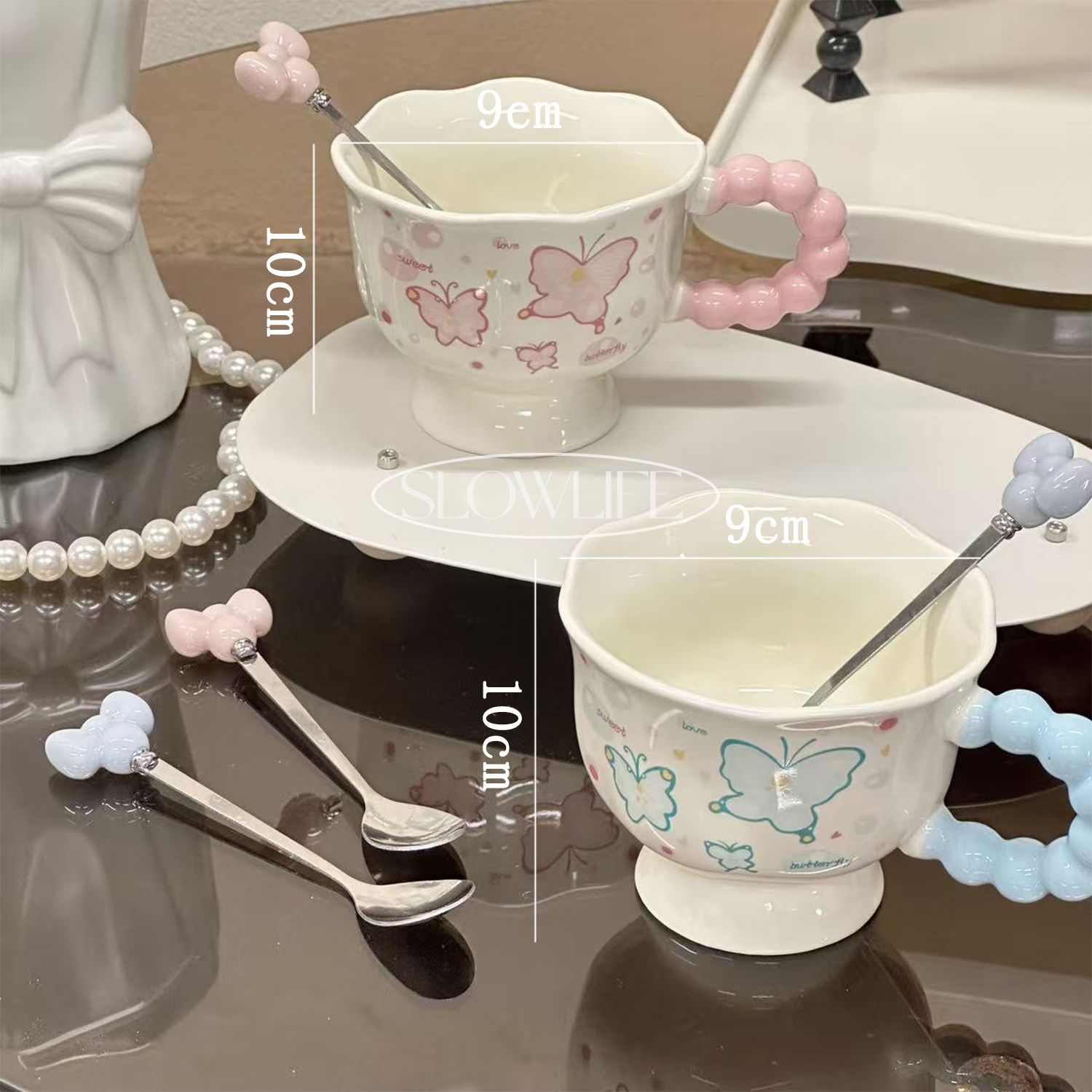 新款礼物高级陶瓷马克杯居家食品级生日送礼闺蜜ins可爱网红款yw