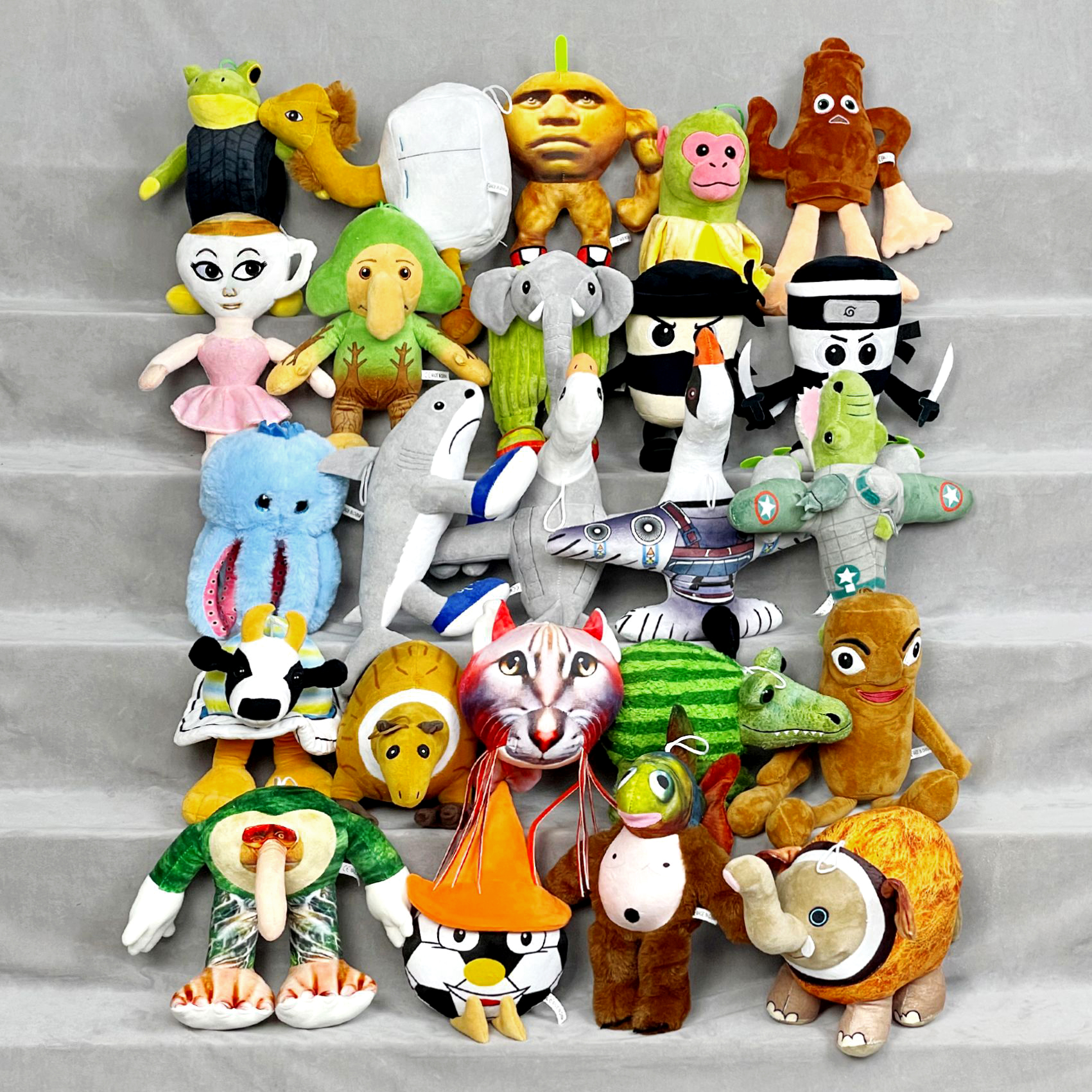 外国美国ai山海经玩具手办玩偶全套毛绒公仔摆件女孩男孩生日礼物