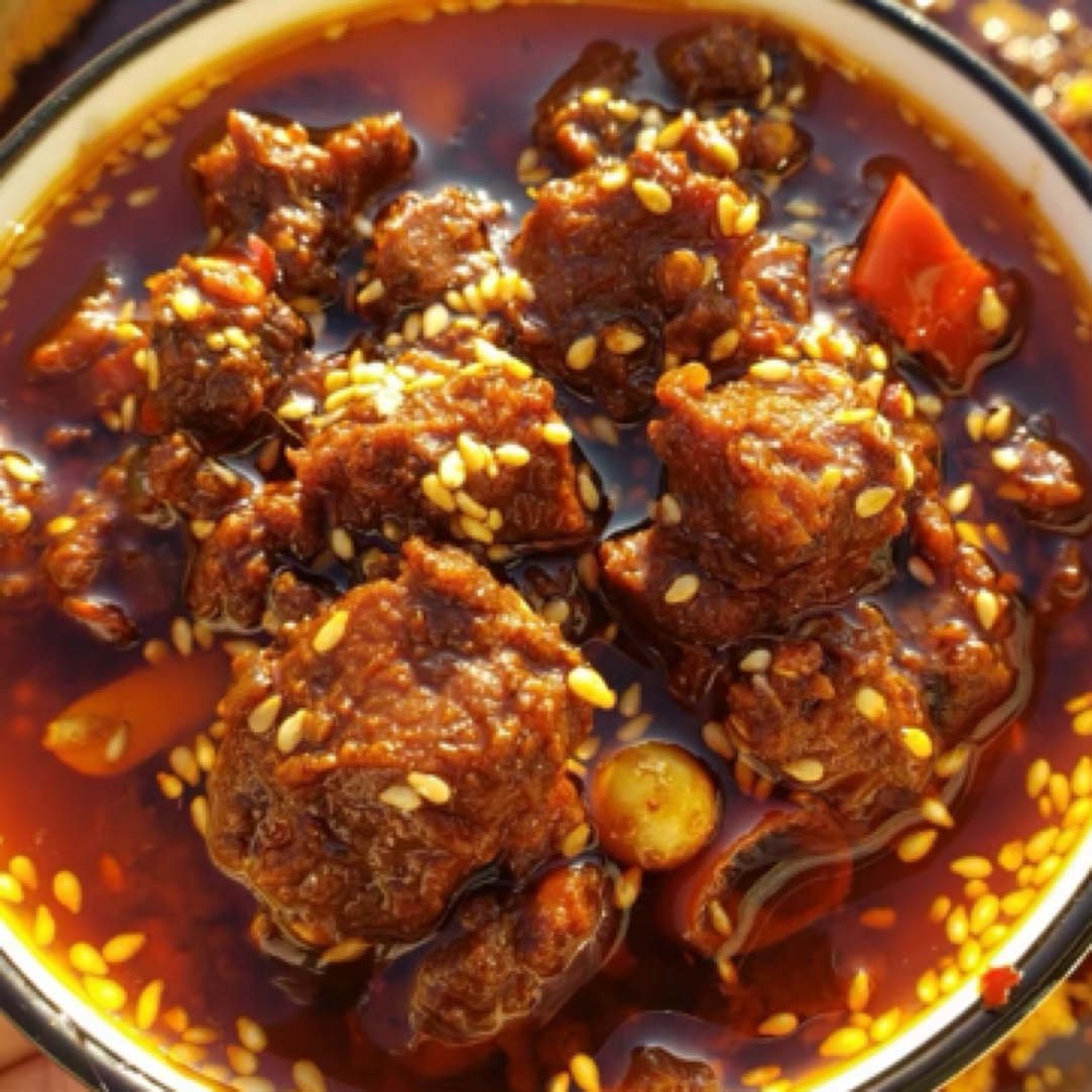 手工大块牛肉酱4瓶（每瓶210克）顺丰包邮