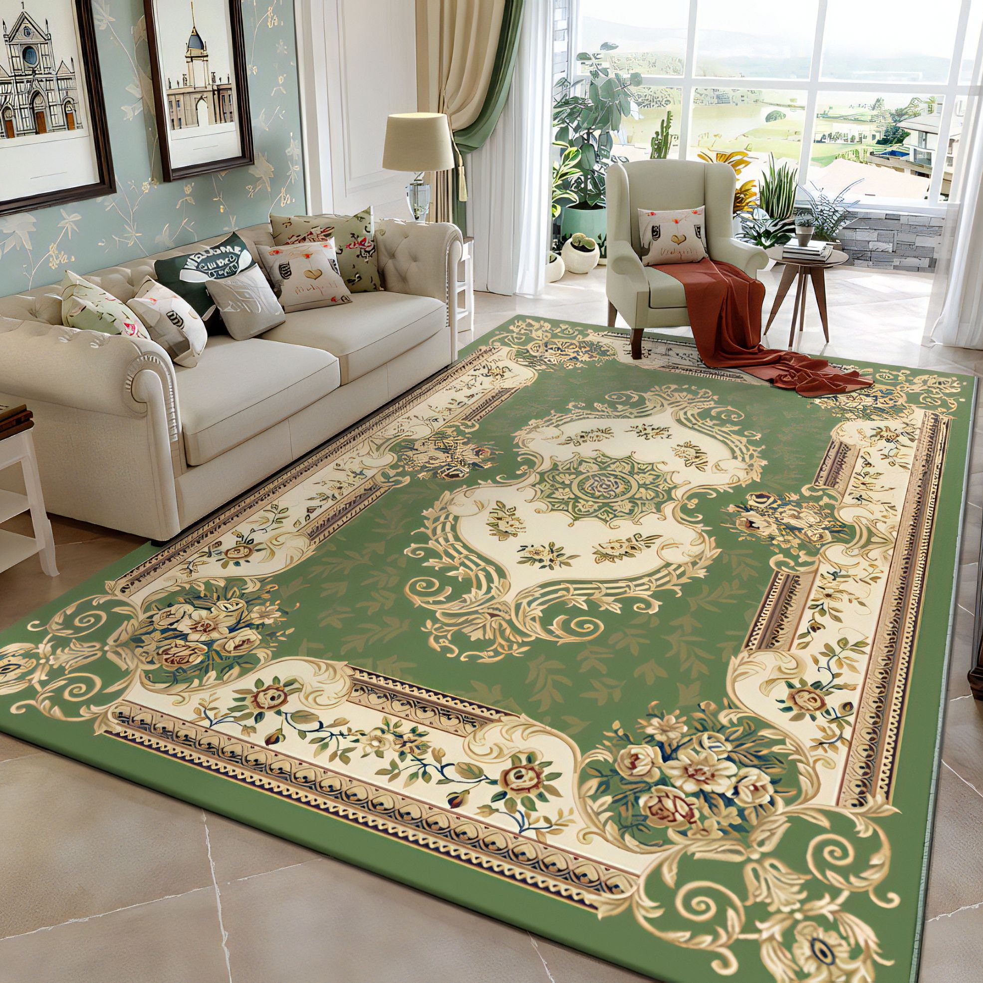 现代简约入户门卧室床边防滑玄关衣帽间客厅沙发大地毯可定制地垫