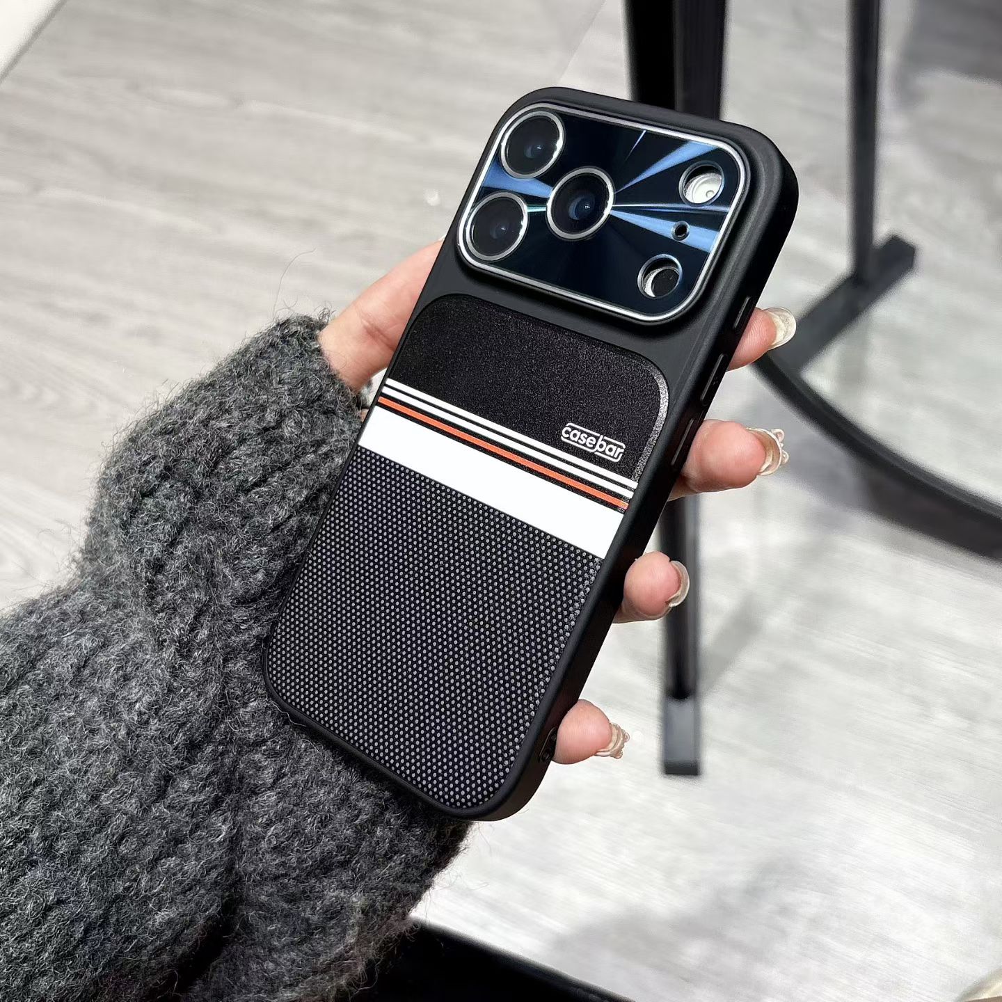 潮牌摩纹磁吸大视窗适用苹果16/17promax全包边防摔13手机壳15/14