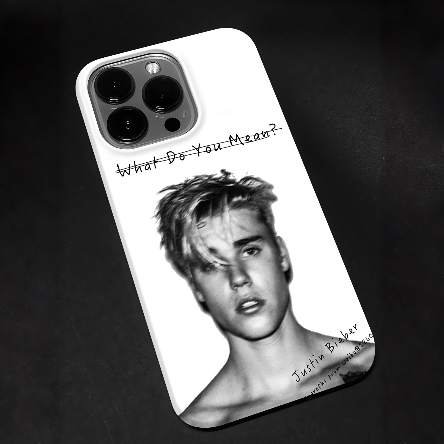 小众素描比伯高级感手机壳适用于苹果16安卓华为荣耀vivo小米oppo