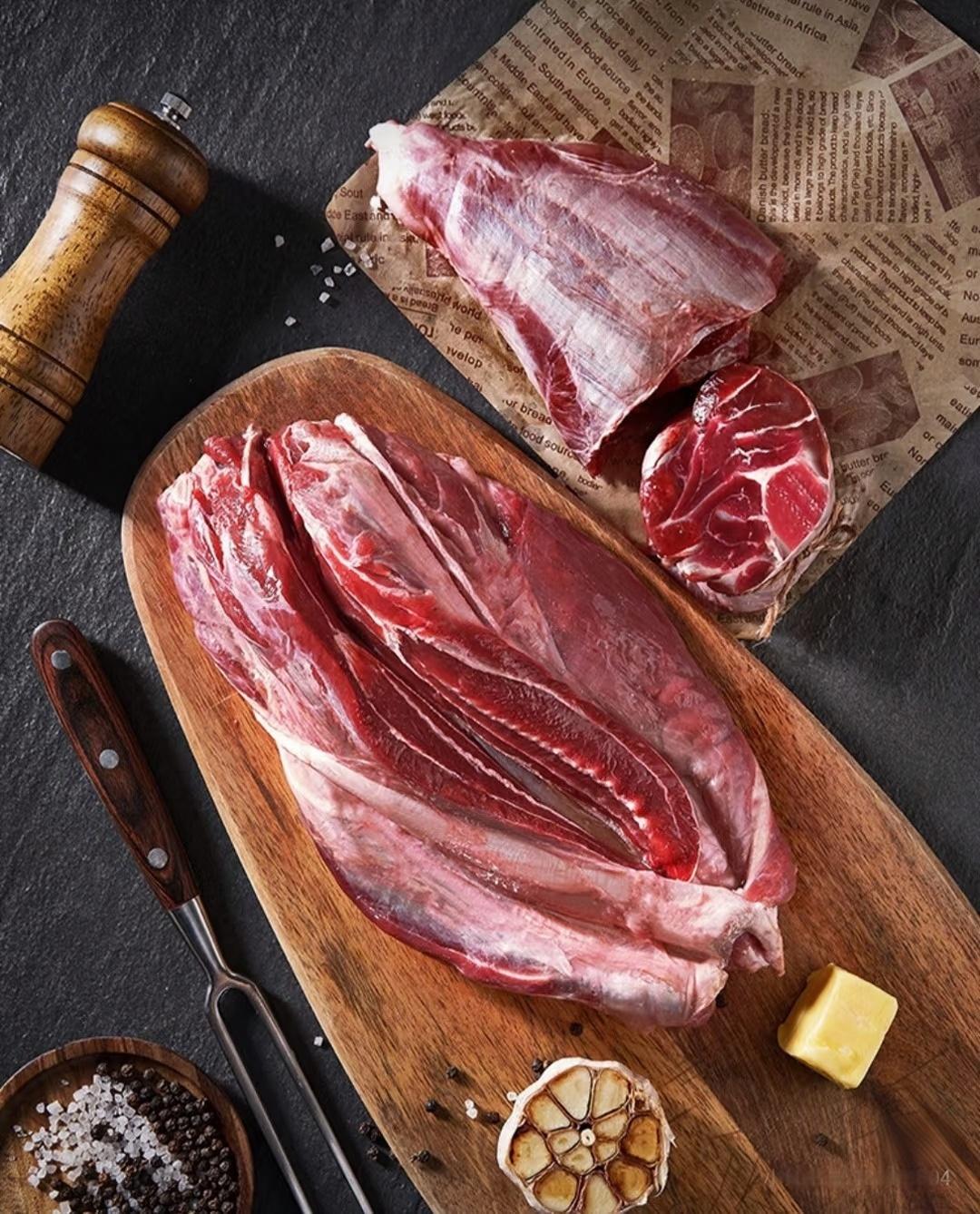 【顺丰包邮】5斤新鲜原切纯干猪腱子肉不拼接不合成顺丰冷链包邮