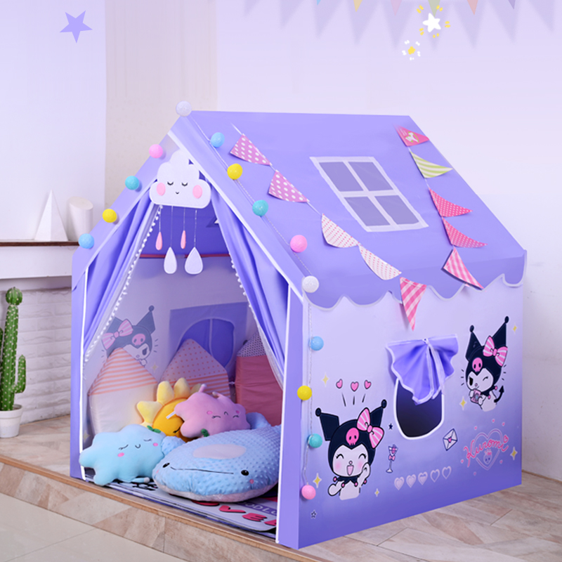 帐篷室内儿童女孩游戏城堡库洛米小帐篷玩具屋小房子宝宝公主睡觉