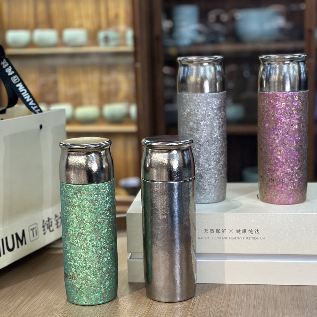 壹滴水（飞剑同款钛杯）纯钛焖茶杯一体成型内胆