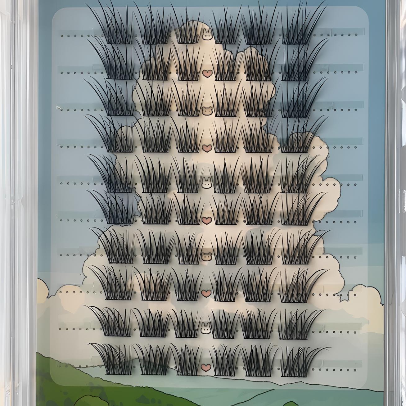 狐系婴儿弯假睫毛免胶超自然仿真新手化妆师专用假睫毛推荐分段式