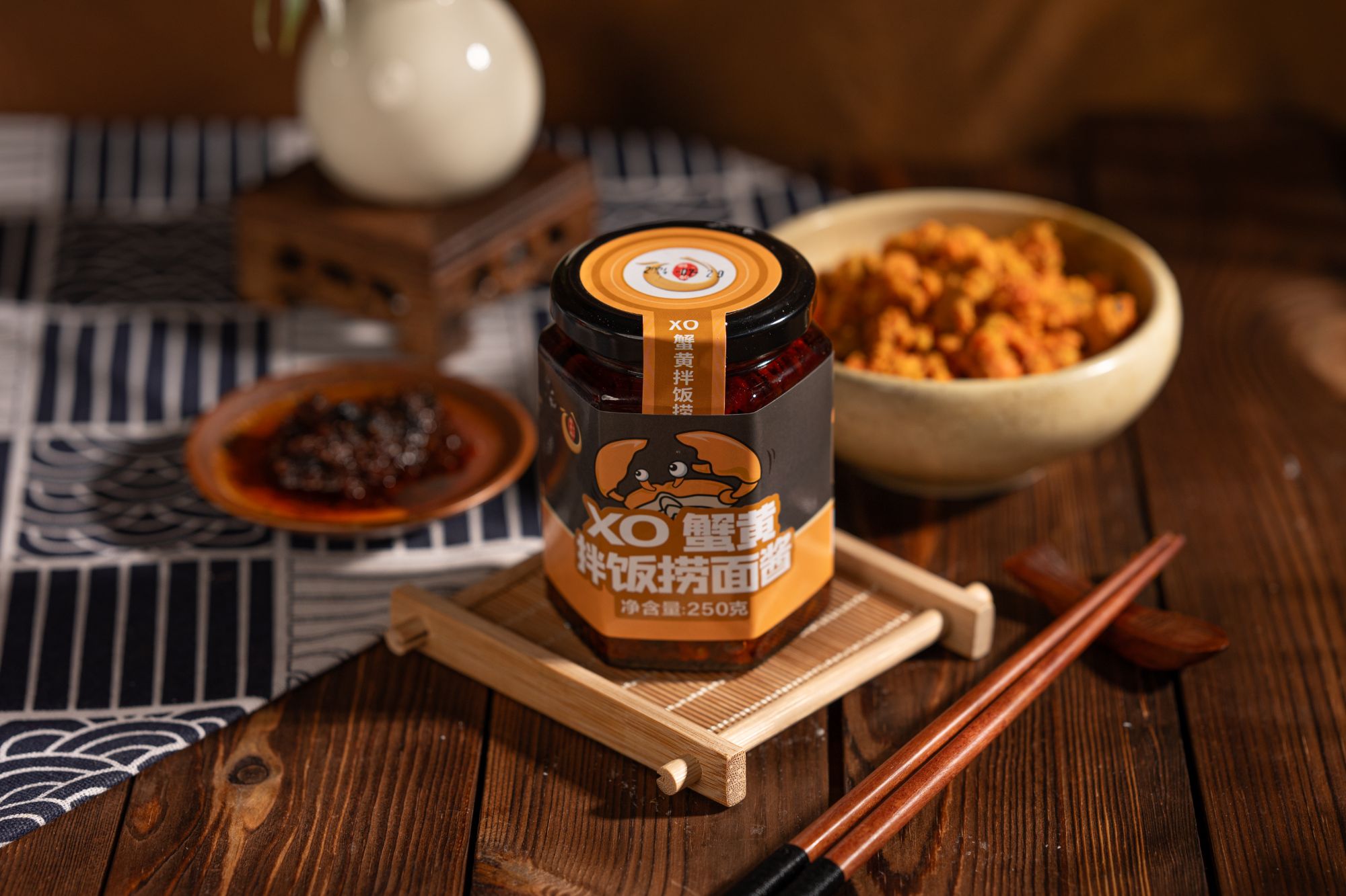 蟹黄XO拌饭捞面酱杨家酱津门杨家酱【3瓶起发货】XO酱下饭菜罐装