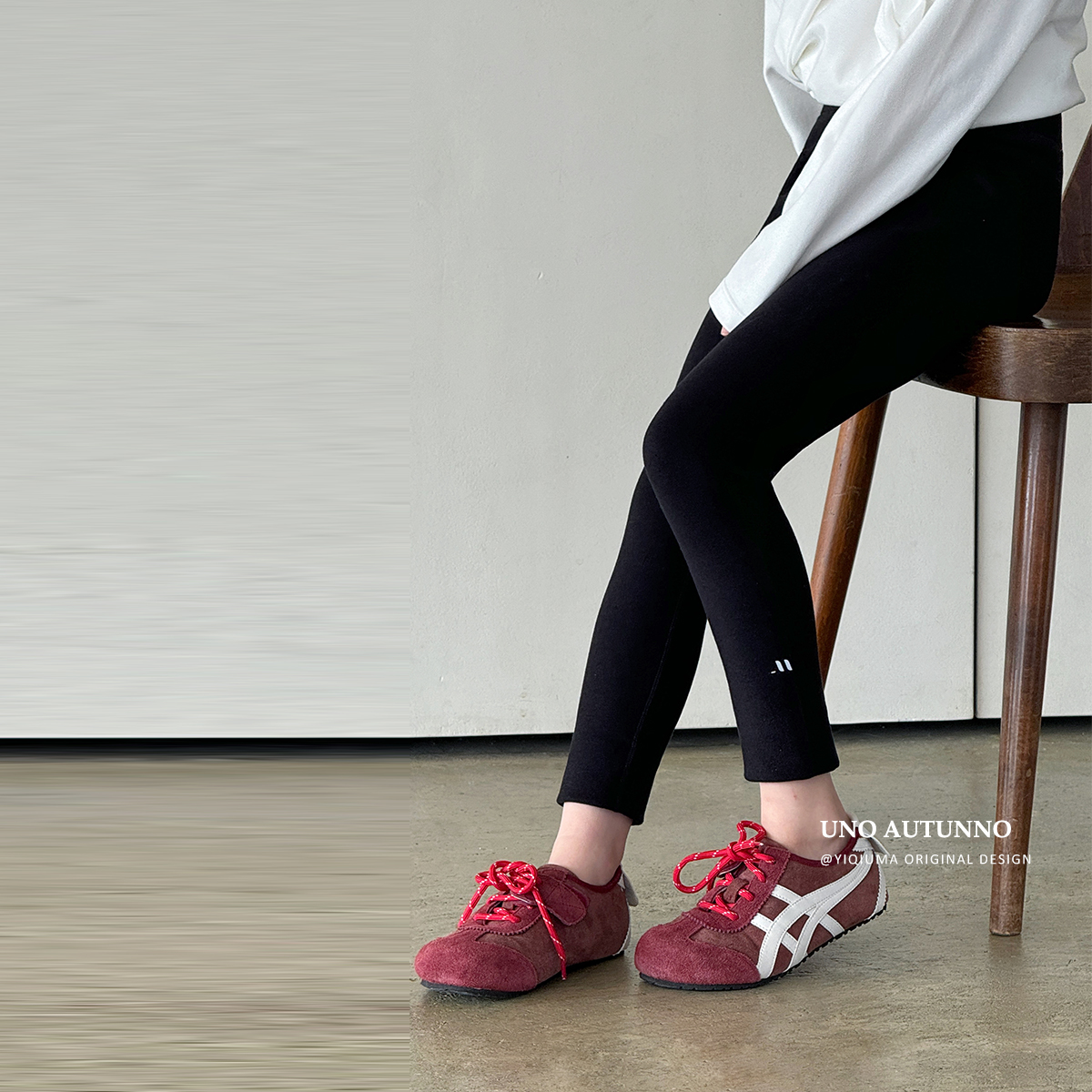 现货「UNO AUTUNNO」【绒韵共生】暖云绒女中大童冬打底裤GD2183