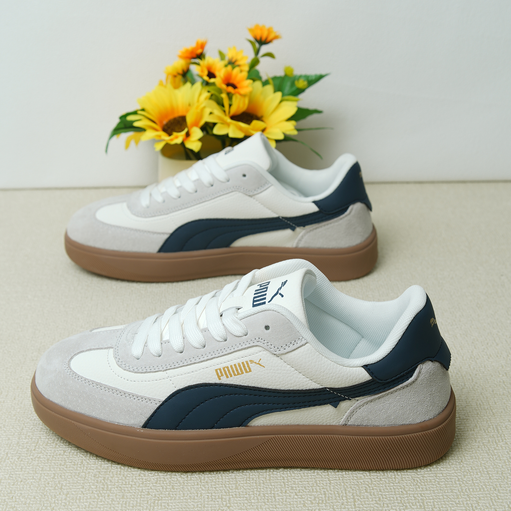 复古秋季内增高德训鞋男款2025新款爆款小众原创百搭户外休闲板鞋