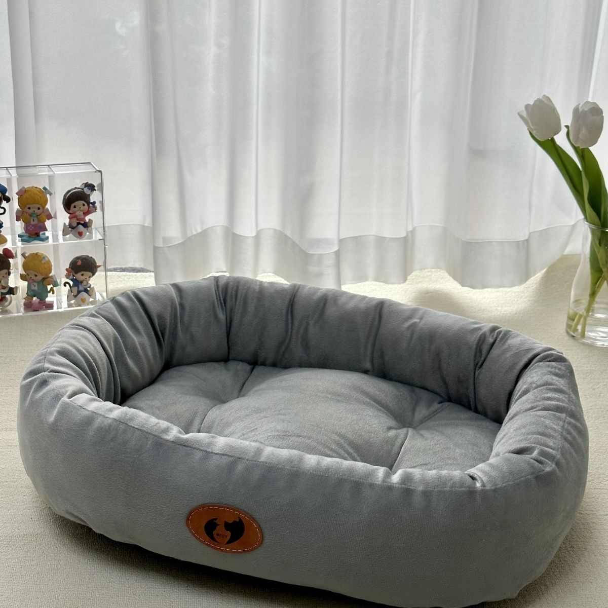 四季通用狗窝猫窝凉席窝冬季加厚保暖狗垫子泰迪大中小型犬宠物窝