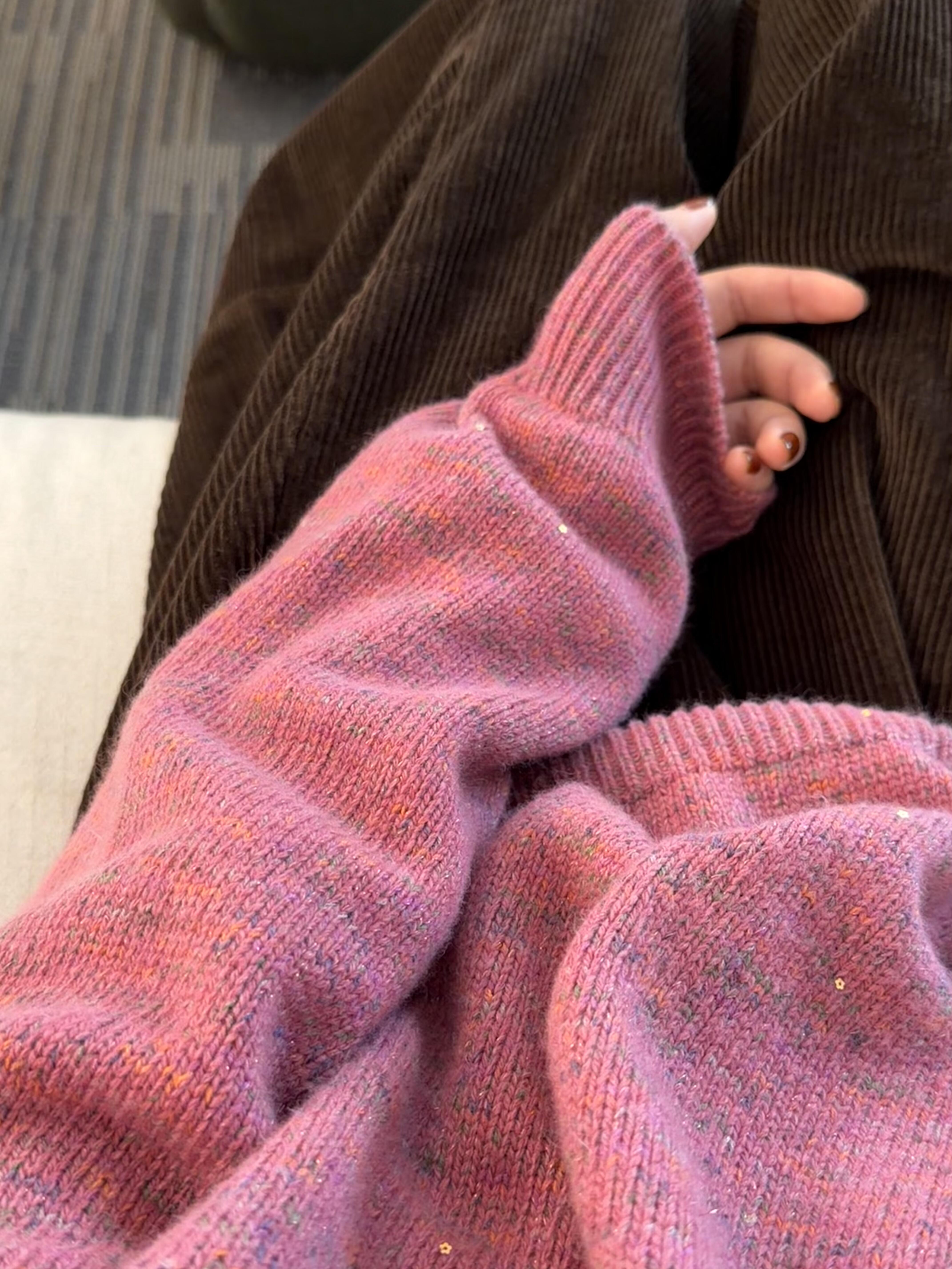 超火韩版灯芯绒八分裤秋冬新款大码胖mm咖色显瘦加绒阔腿气质裤裙