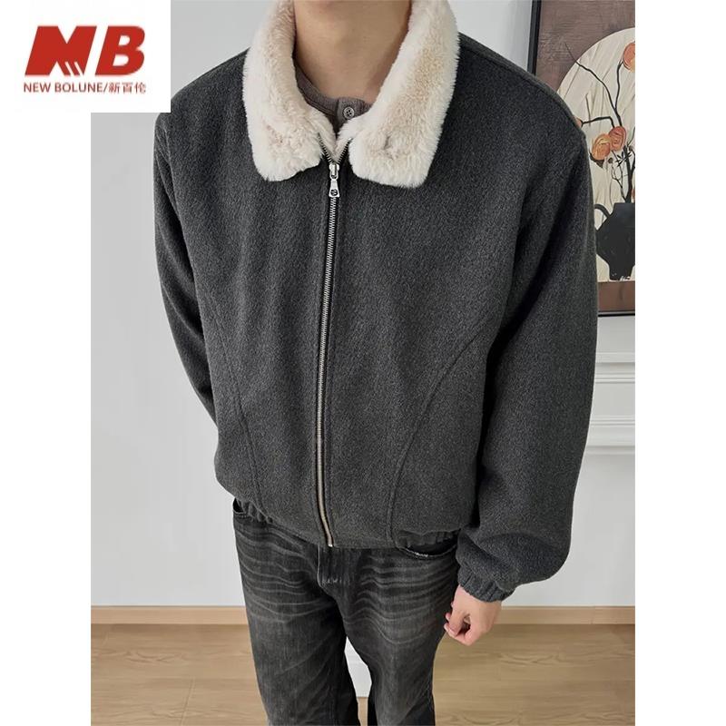 新百伦【奥莱撤柜】sukchor美式复古领座山雕外套男高级感cle