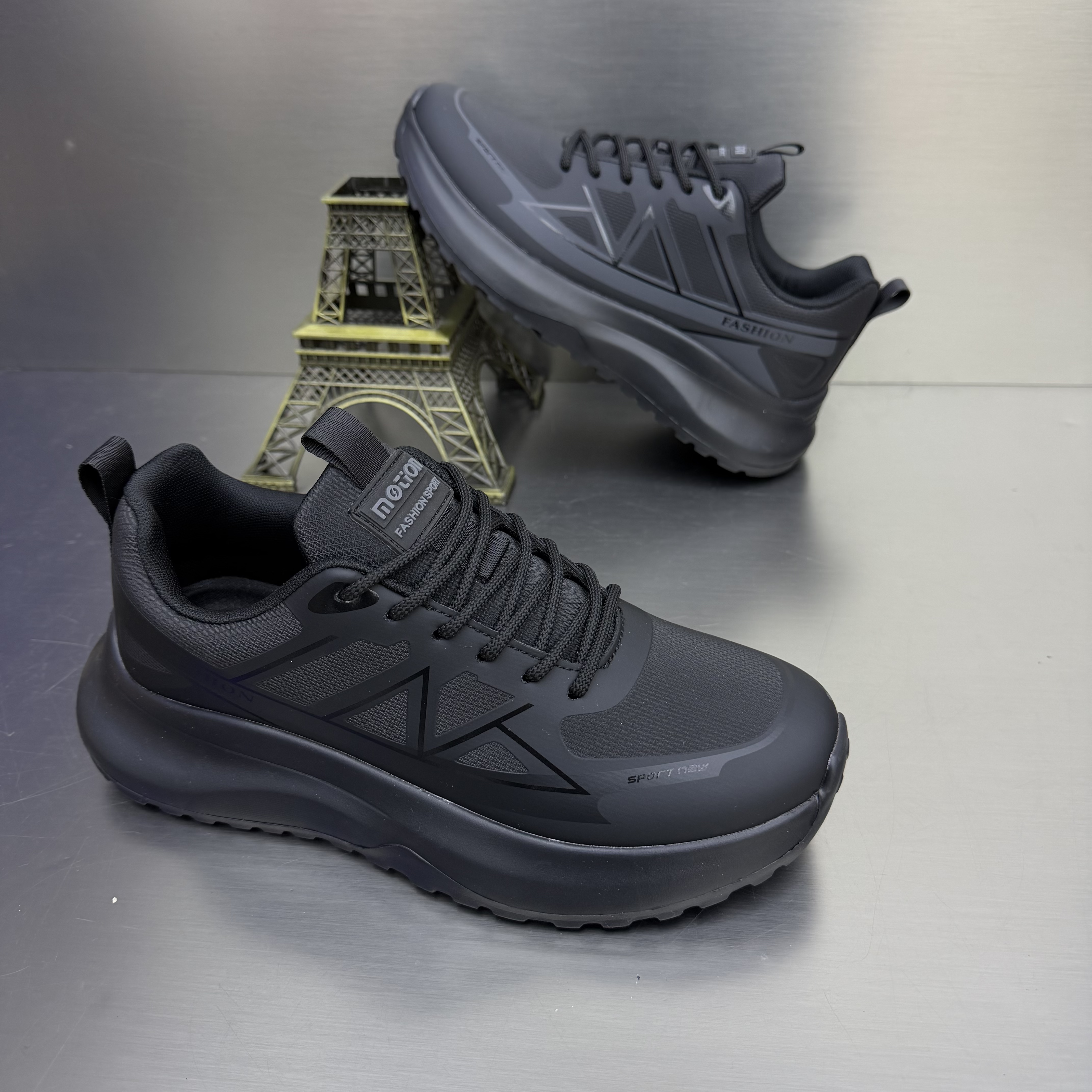 单棉同款2025时尚百搭休闲运动鞋皮面软底轻便潮流男鞋跑步休闲鞋