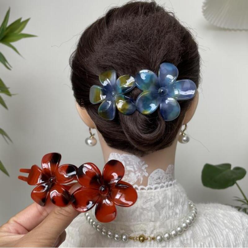 诗泊雅 亚克力/树脂时尚百搭新款鸭嘴夹