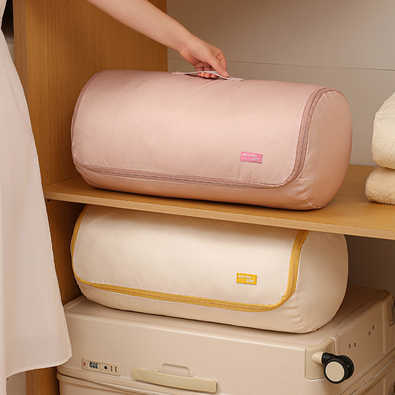 秋冬新款圆筒被子收纳袋整理防尘袋收纳包大容量神器被子搬家打包