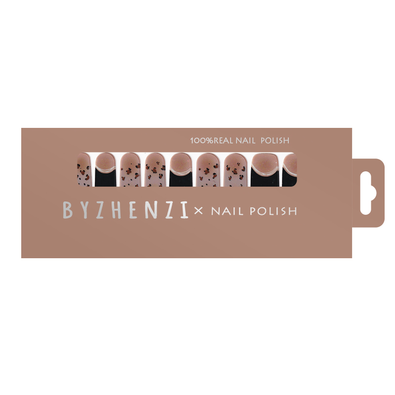 【豹歉】法式豹纹腮红高级显白甲油膜