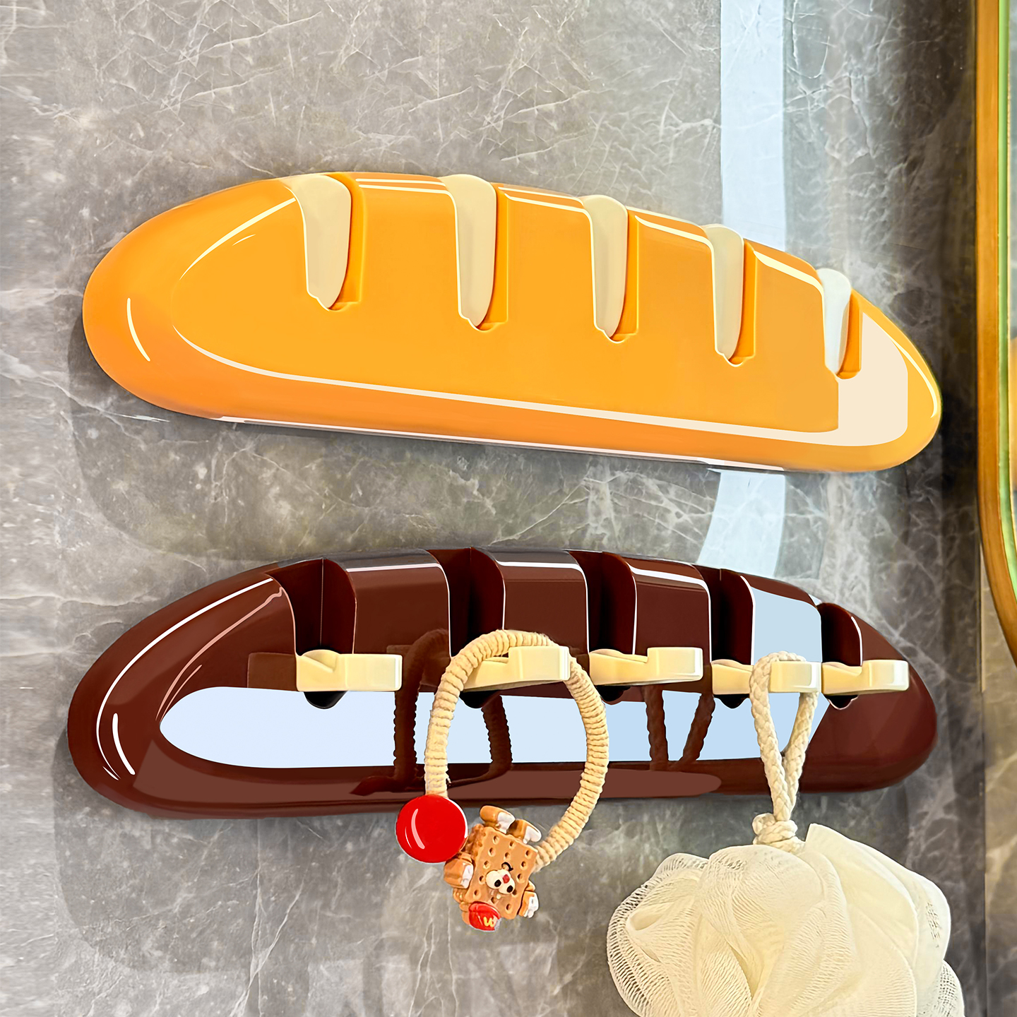 浴室挂钩免打孔强力承重粘钩卫生间门后壁挂无痕挂衣钩隐藏挂架