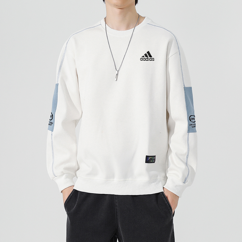 【一折专区】官方正品 春秋季圆领卫衣男士潮牌休闲运动宽松长袖T恤