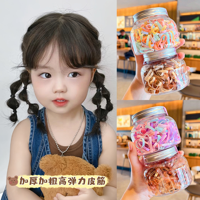 3周岁以上儿童皮筋不伤发女童宝宝弹性好发圈婴儿头绳橡皮筋一次