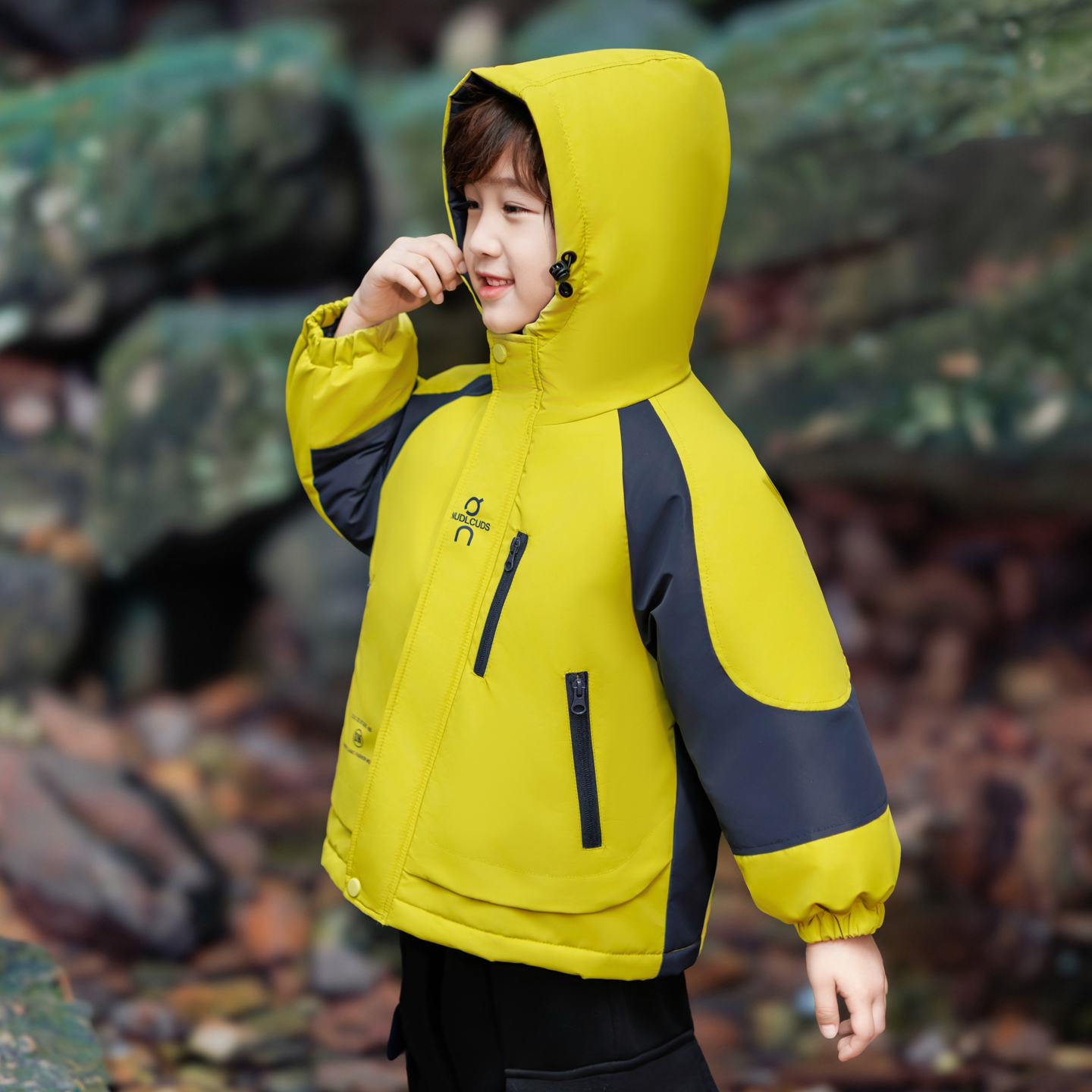 男童冲锋衣三合一羽绒服内胆2025新款儿童冬装加厚男孩防风户外服