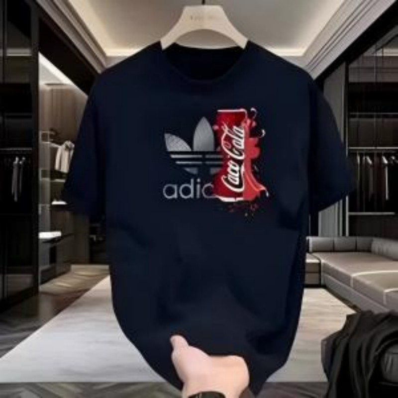 2025新款夏季男女 同款小清新圆领短袖146