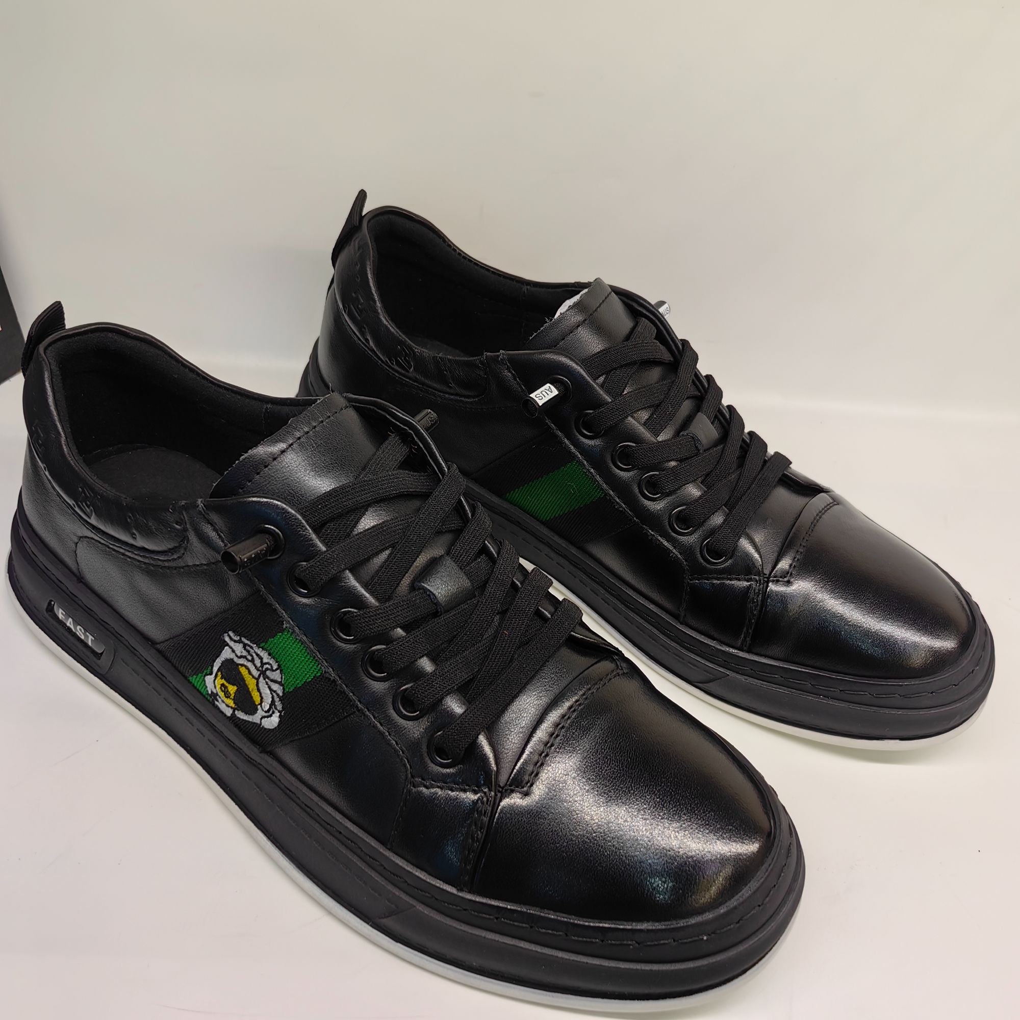 粒面皮软底板鞋低帮男鞋鞋舒适百搭时尚鞋子男款皮鞋鞋子男款休闲