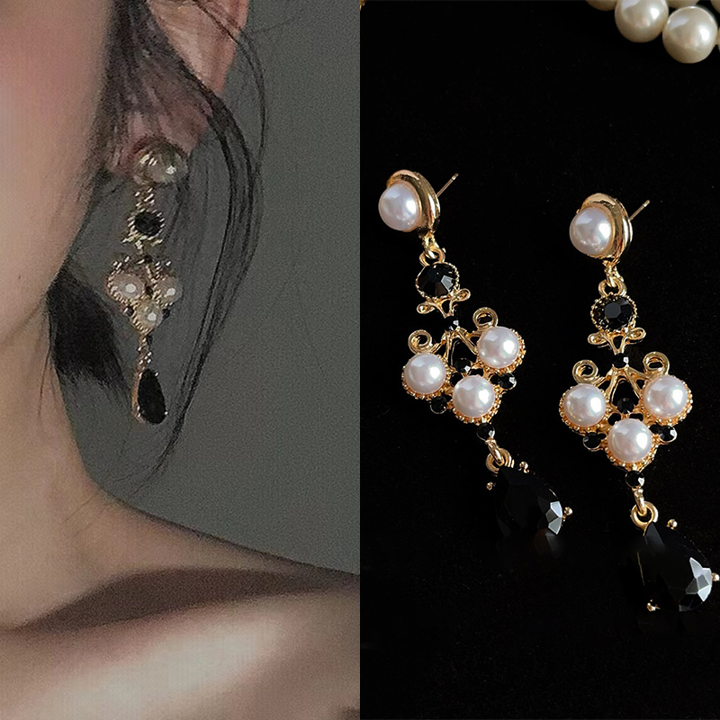 【浠儿姐姐】中古风耳钉法式复古vintage优雅耳环